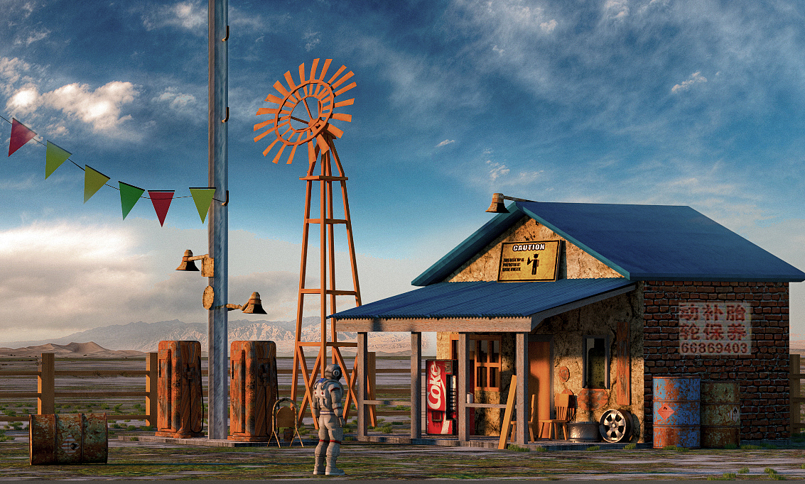 孤独的宇航员+日常练习（图ZMTg4MTI0NDcy） - 场景 - 站酷设计师Deep_breaths原创素材 - 站酷ZCOOL