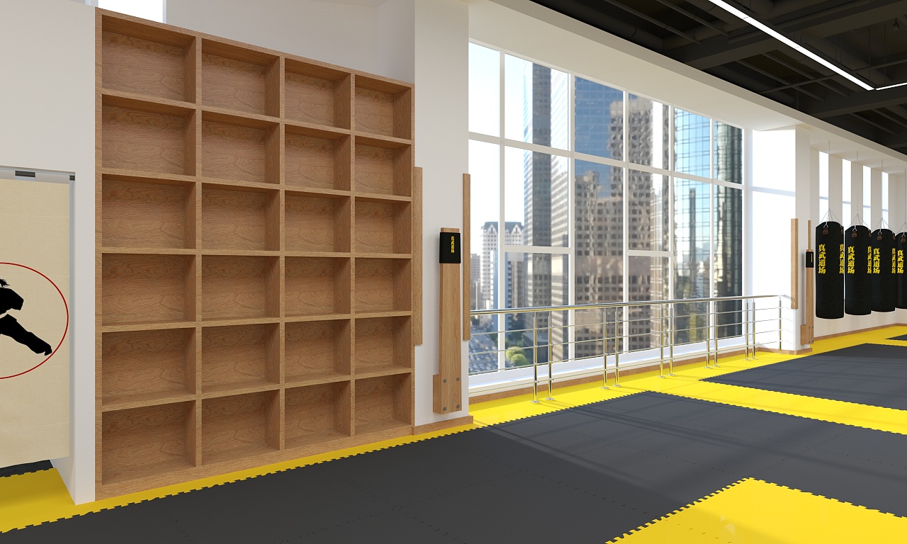 空手道馆|空间|家装设计|山山黄燕飞 - 原创作品 - 站酷 (zcool)