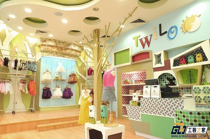 兰州时尚童装店装修设计图
