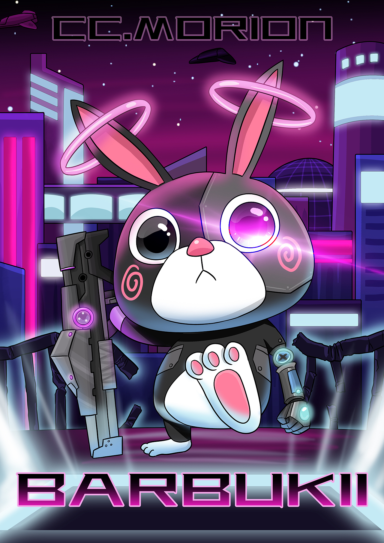 IP卡通形象 赛博朋克 兔（图ZMjQxNzc1MzA0） - IP形象 - 站酷设计师西西家的CC原创素材 - 站酷ZCOOL