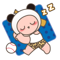 微信表情之打棒球的圆仔