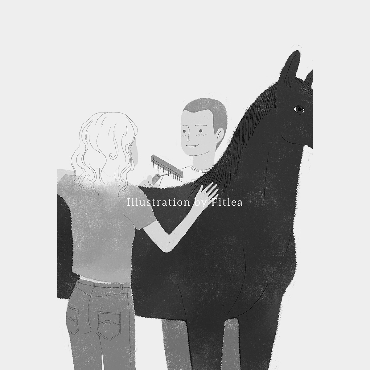 黑白的魅力（图ZMTYwOTA3MDEy） - 儿童插画 - 站酷设计师fitlea原创素材 - 站酷ZCOOL