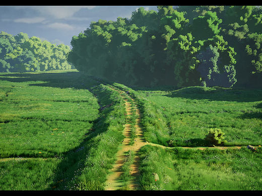 UE4吉卜力，场景练习