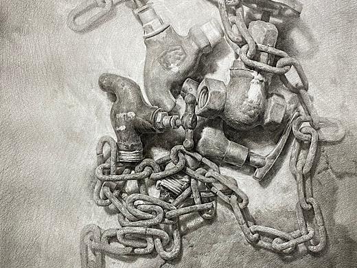 素描静物