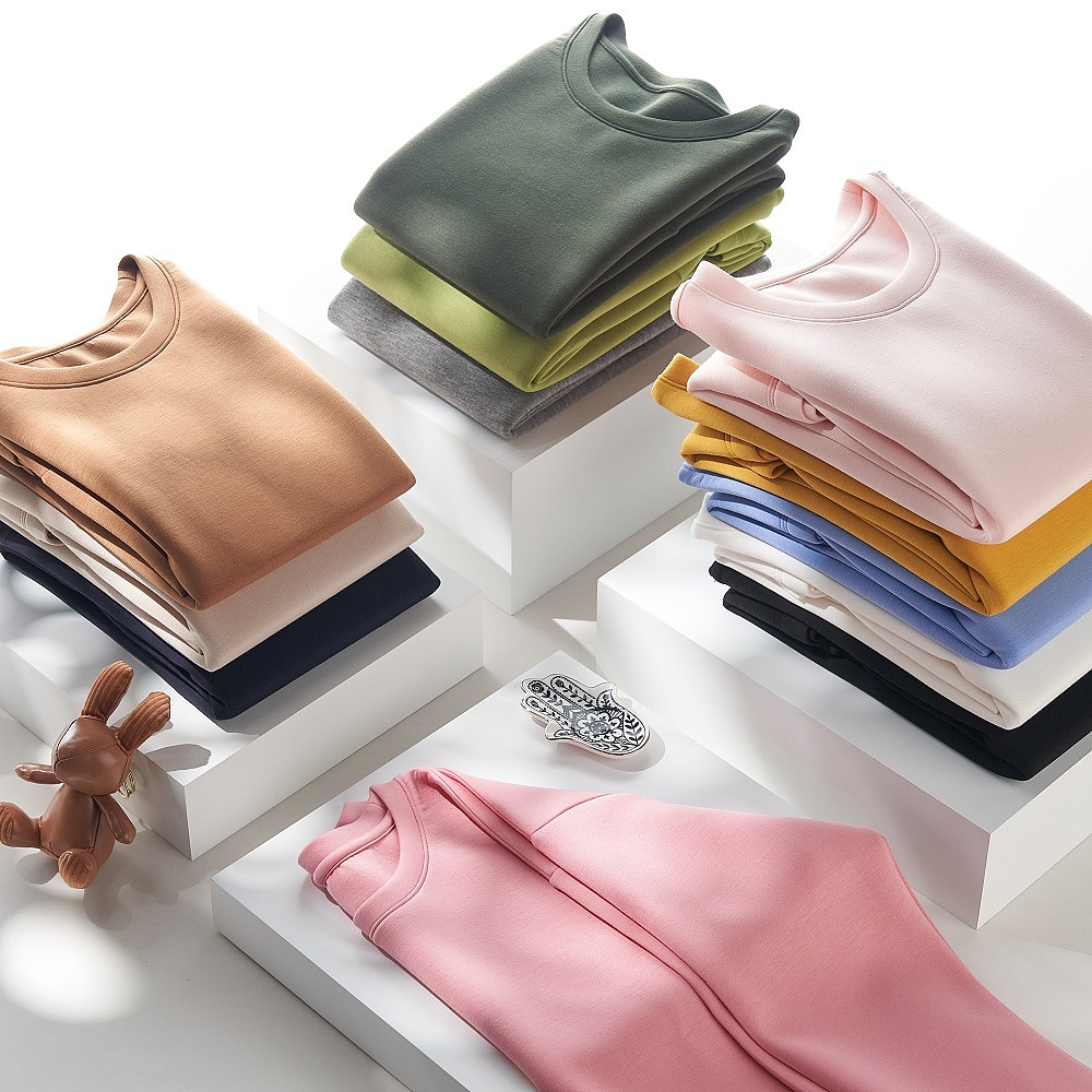 2021年电商女装T恤平铺创意拍摄客片