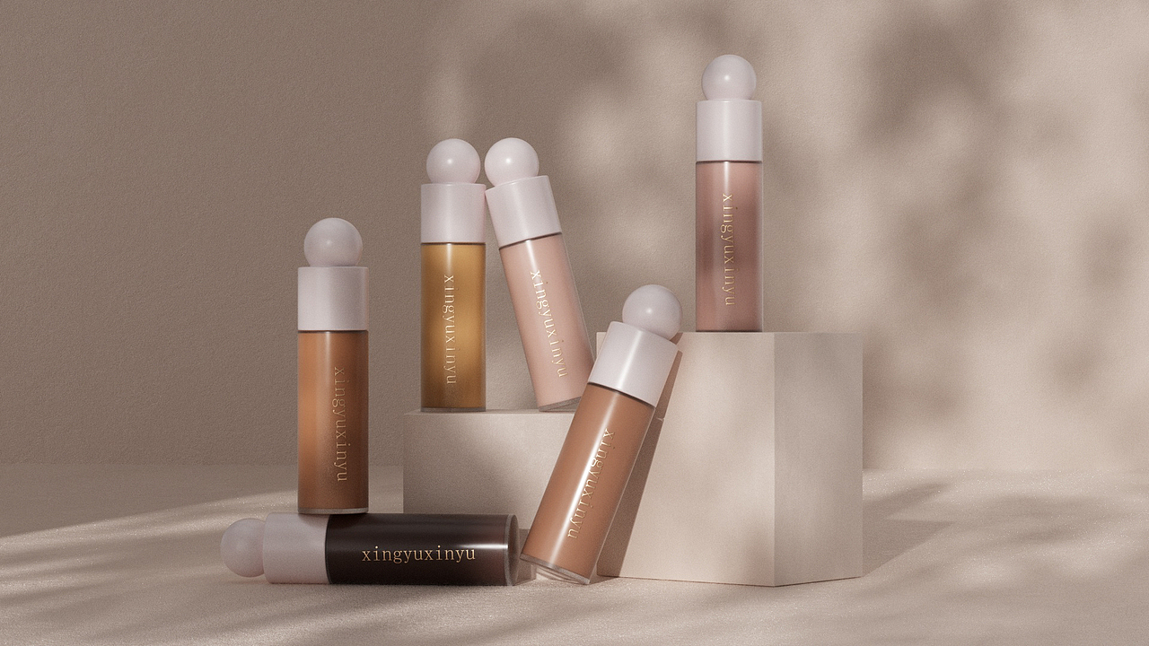 粉底液产品动画练习