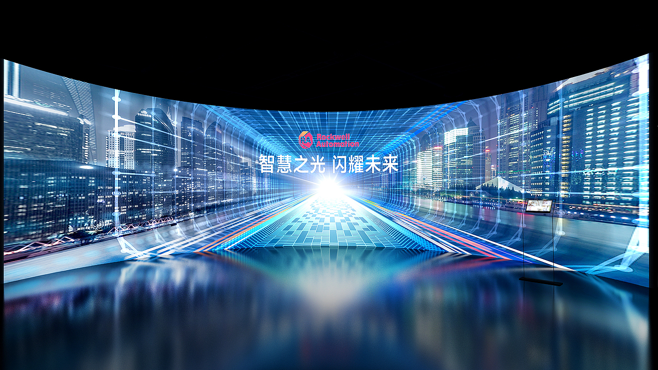 上海某智能智造企业暗黑系展厅设计（图ZMzM1ODI1MDIw） - 展陈设计 - 站酷设计师TOUCH拓设空间原创素材 - 站酷ZCOOL