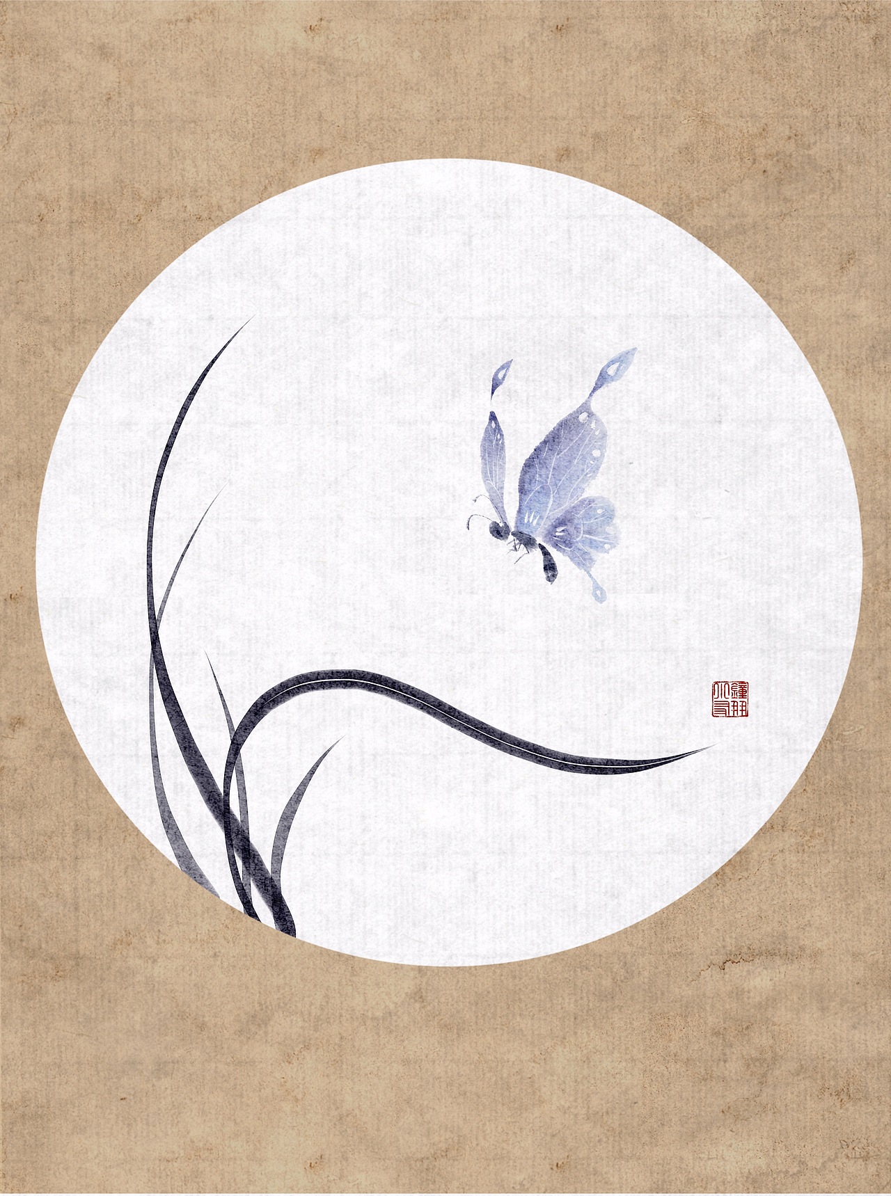 ipad仿水墨国画——花鸟鱼虫（图ZMzQ0ODgyMzIw） - 儿童插画 - 站酷设计师钟小朋友原创素材 - 站酷ZCOOL