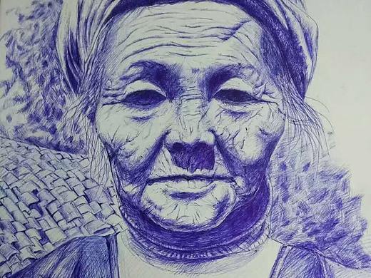 圆珠笔画