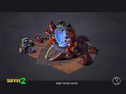 場(chǎng)景插畫 建筑設(shè)計(jì) 