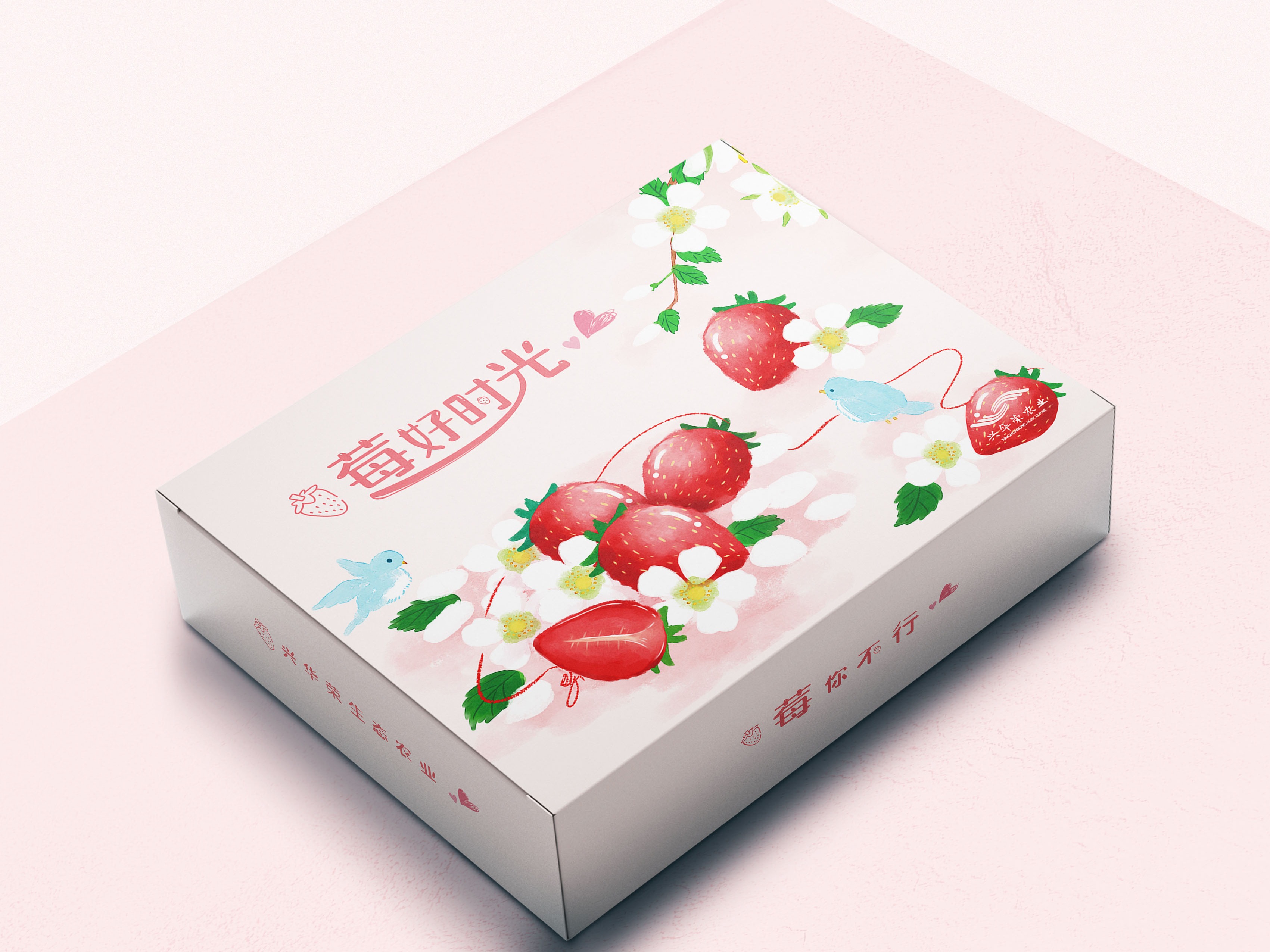 【思红颜】草莓包装方案|平面|包装|鲸落工作室 - 原创作品 - 站酷 (ZCOOL)