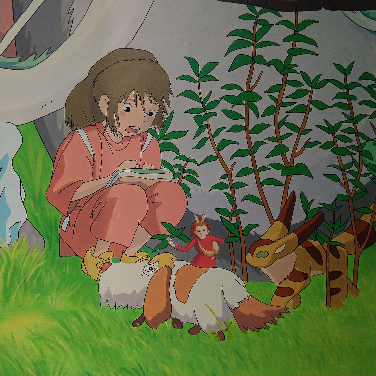 宫崎骏动漫经典角色壁画