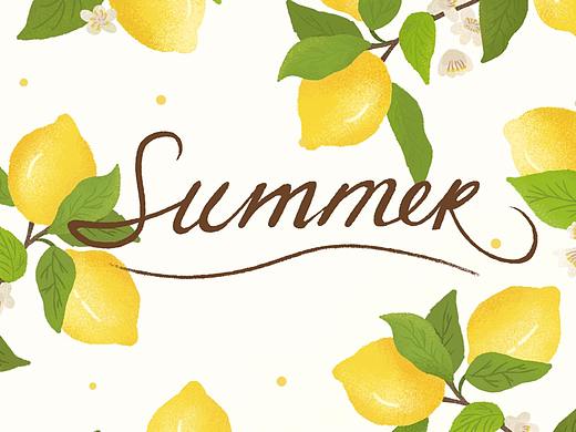 Summer | Lemon（個(gè)人主頁-ZMjcwNzQwNTI=） - 創(chuàng)作習(xí)作 - 站酷設(shè)計(jì)師黃婉兒原創(chuàng)素材 - 站酷ZCOOL