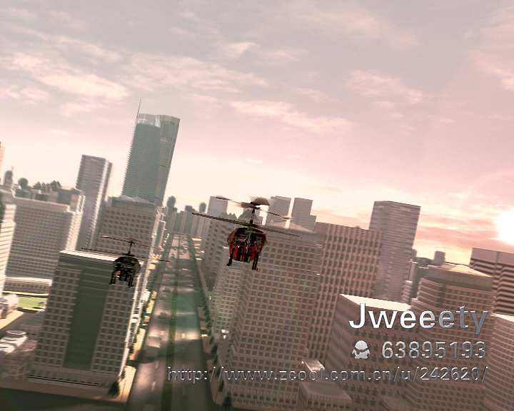 一款玩具飞机的动画