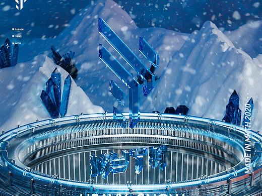 夜店节气大雪海报IHeavy snow！