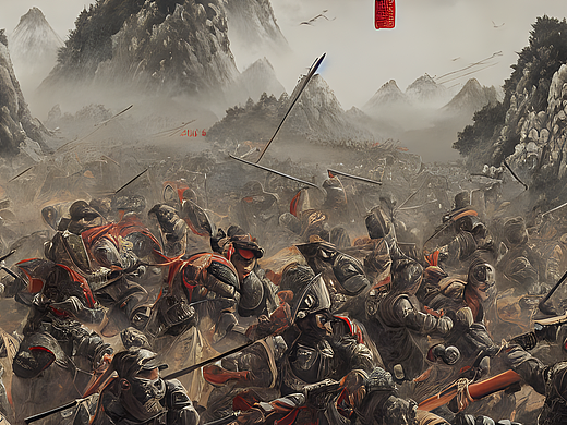 #AI创作实验室#军队，古代战场，古风，古代（个人主页-ZNjI3MTIxMjQ=） - AI作品 - 站酷设计师温度菌233原创素材 - 站酷ZCOOL