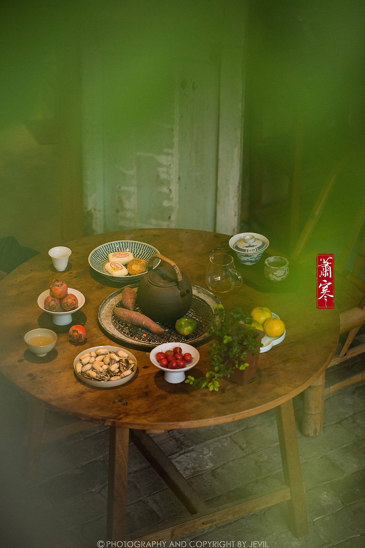 国风静物摄影 | 围炉煮茶话家常.