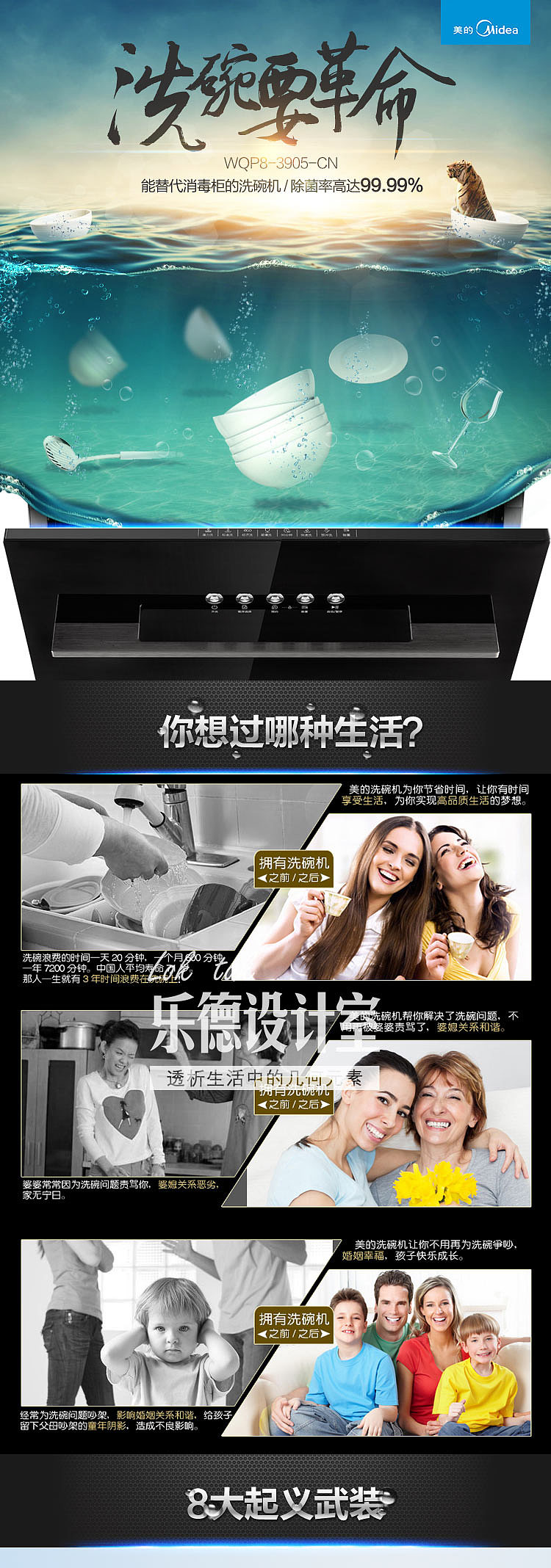 美的洗碗机-节选