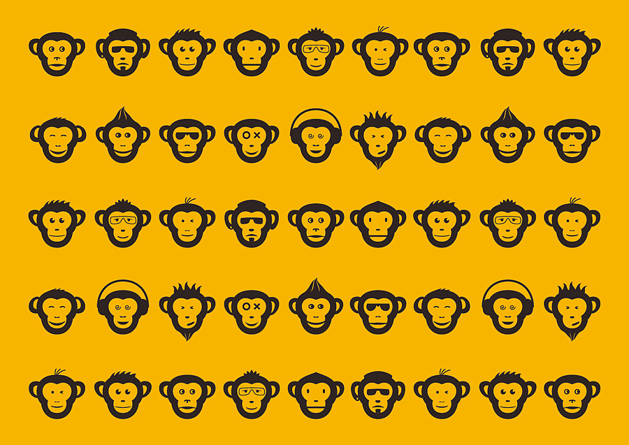 猴山聚乐部（图ZMzU0NTQ2NjA=） - Logo - 站酷设计师生命线原创素材 - 站酷ZCOOL