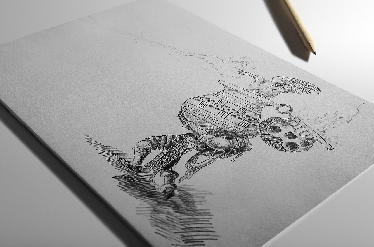 曾經(jīng)的素描集（圖ZODk0NjYxMzI=） - 藝術(shù)插畫(huà) - 站酷設(shè)計(jì)師治療波原創(chuàng)素材 - 站酷ZCOOL