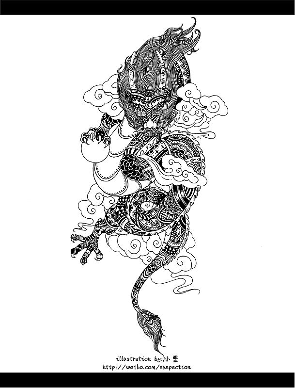 龙-2011(图ZNDcwMjg0OA==) - 新锐潮流插画 - 站酷设计师小垩原创素材 - 站酷ZCOOL