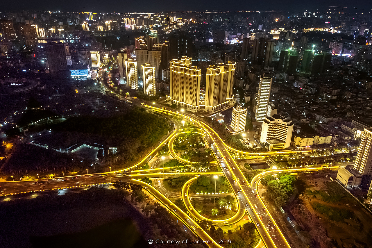 海口夜景照明拍摄