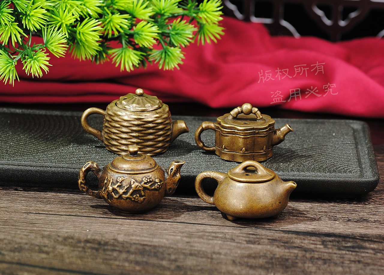 铜器茶壶工艺品铜器