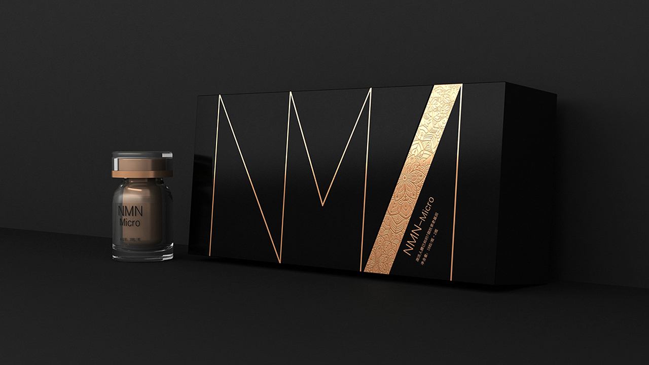 NMN保健品包装设计 NMN18000包装设计 抗衰老保健包装
