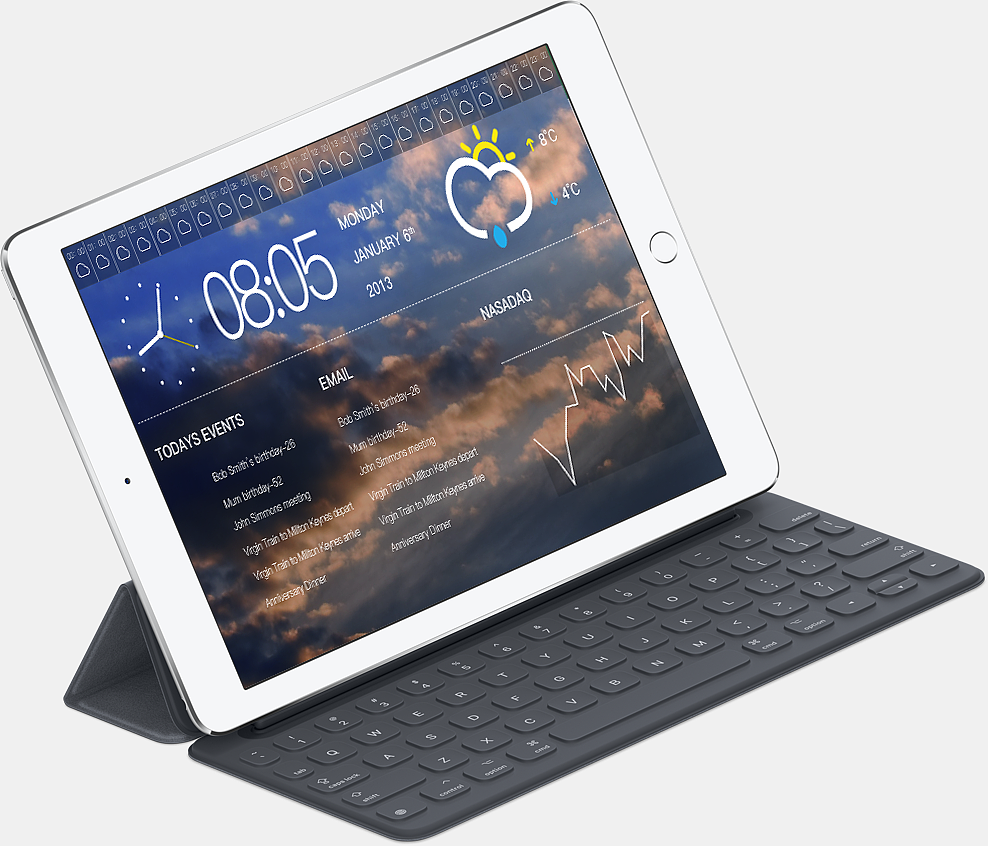 iPad天气界面设计
