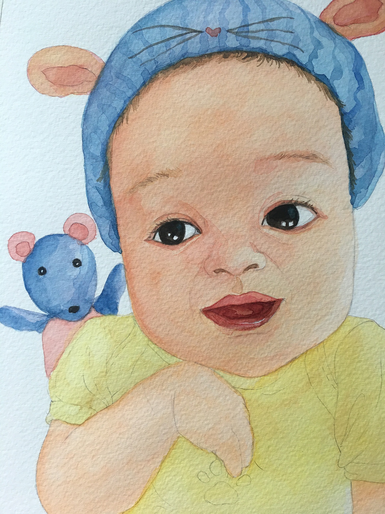 【水彩手繪】水彩肖像訂制-已商用（圖ZMjI1NzQwNTU2） - 商業(yè)插畫 - 站酷設(shè)計師北極以北821015原創(chuàng)素材 - 站酷ZCOOL