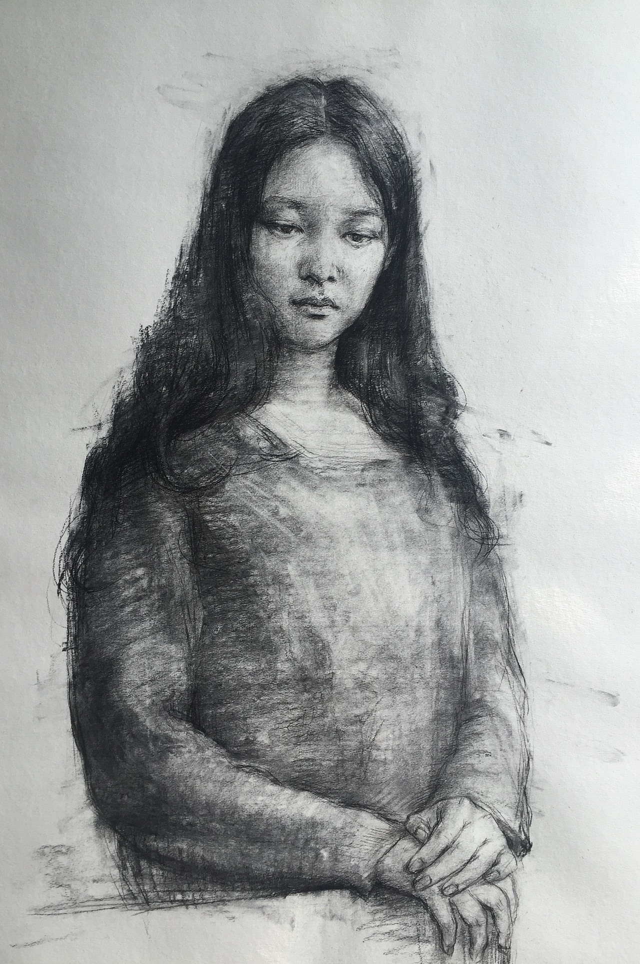 画犹在镜中模特