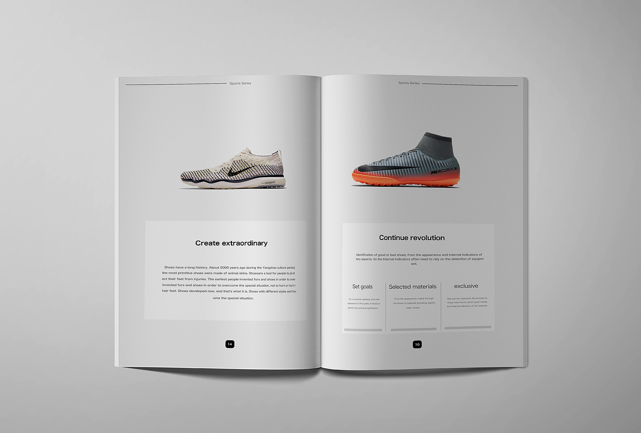 NIKE篮球鞋宣传册（图ZODg5ODQ3NDA=） - 书籍/画册 - 站酷设计师柠檬味的小熊原创素材 - 站酷ZCOOL