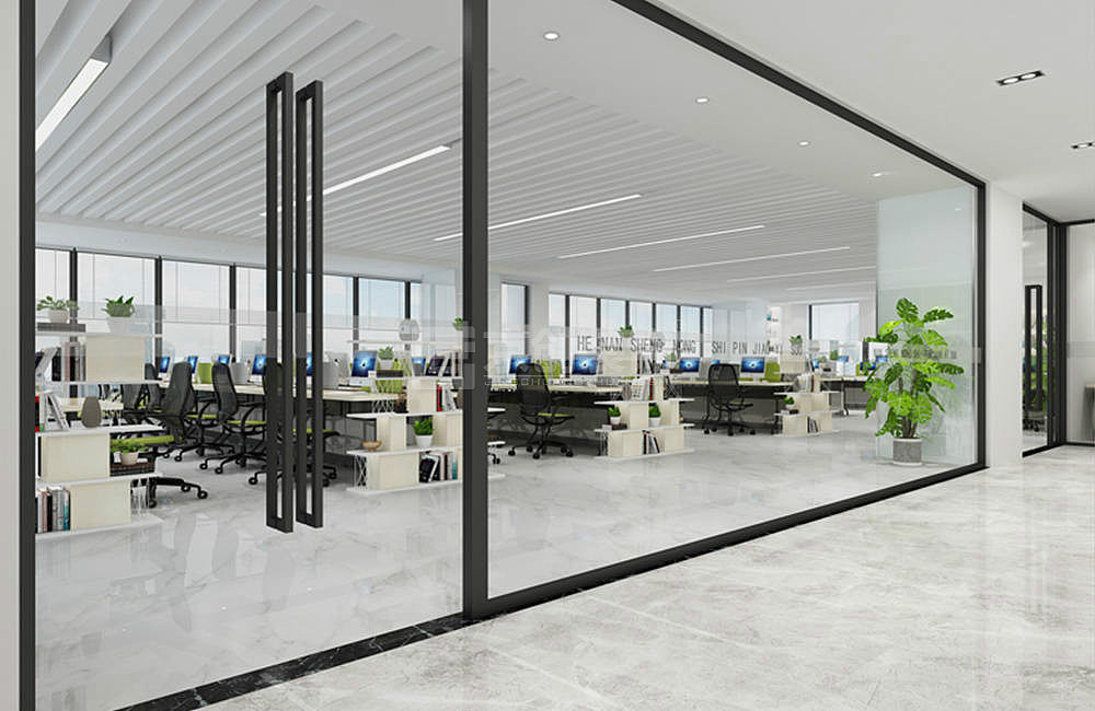 京创装饰|郑州1400平农食品交易所办公室装修设计