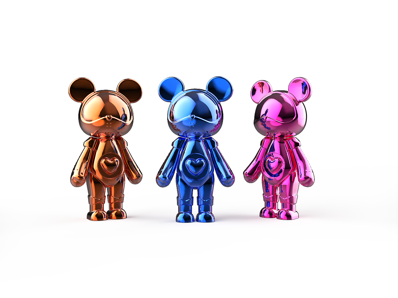 原创作品三维产品3d渲染星际熊动画制作有趣视频产品展