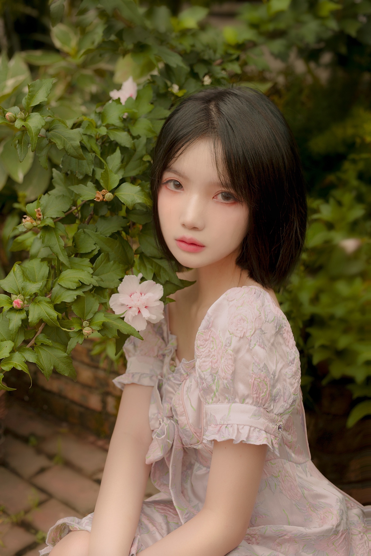 花房猫咪少女（图ZMjYxMDI4NTcy） - 人像摄影 - 站酷设计师三古酱原创素材 - 站酷ZCOOL