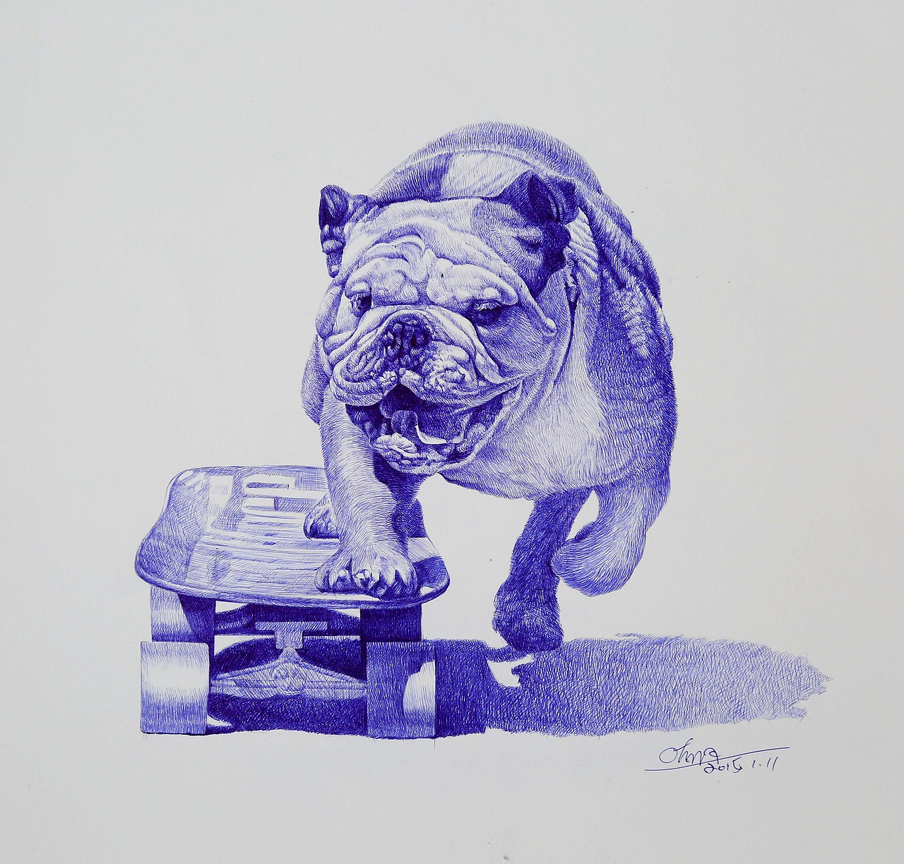 圆珠笔动物系列2（图ZMjQ5OTQwNTY=） - 创作习作 - 站酷设计师ohwa俊桦原创素材 - 站酷ZCOOL