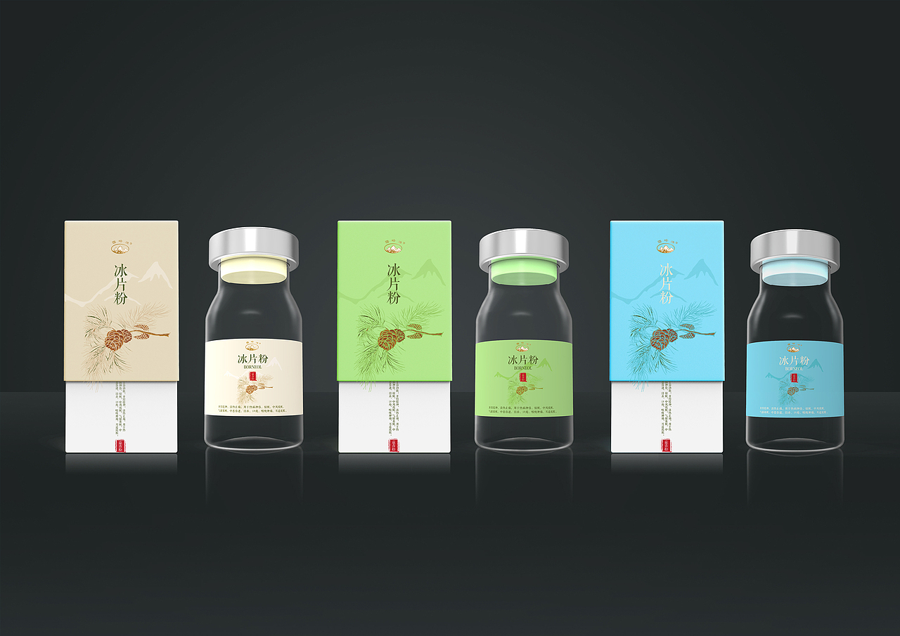 冰片粉/包装设计（图ZODY3MzAxODA=） - 包装 - 站酷设计师Foru_风语原创素材 - 站酷ZCOOL