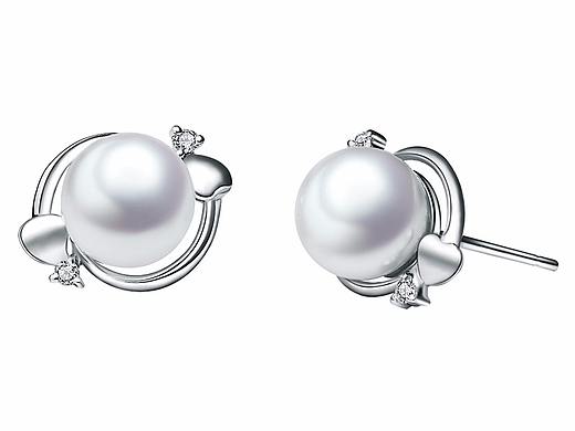 珠宝  耳钉  饰品 静物  产品精修