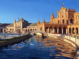 一些半小時到1小時的速涂練習（有照片參考）