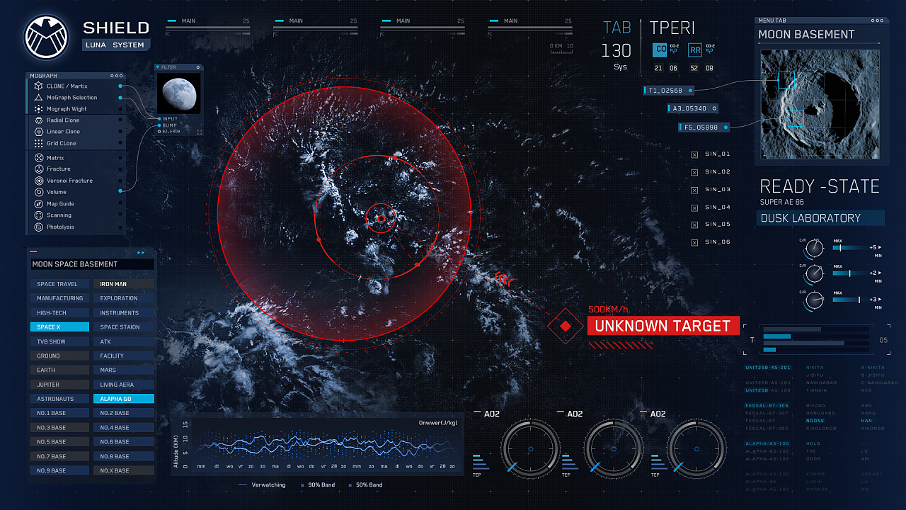 科幻电影游戏ui设计持续更新