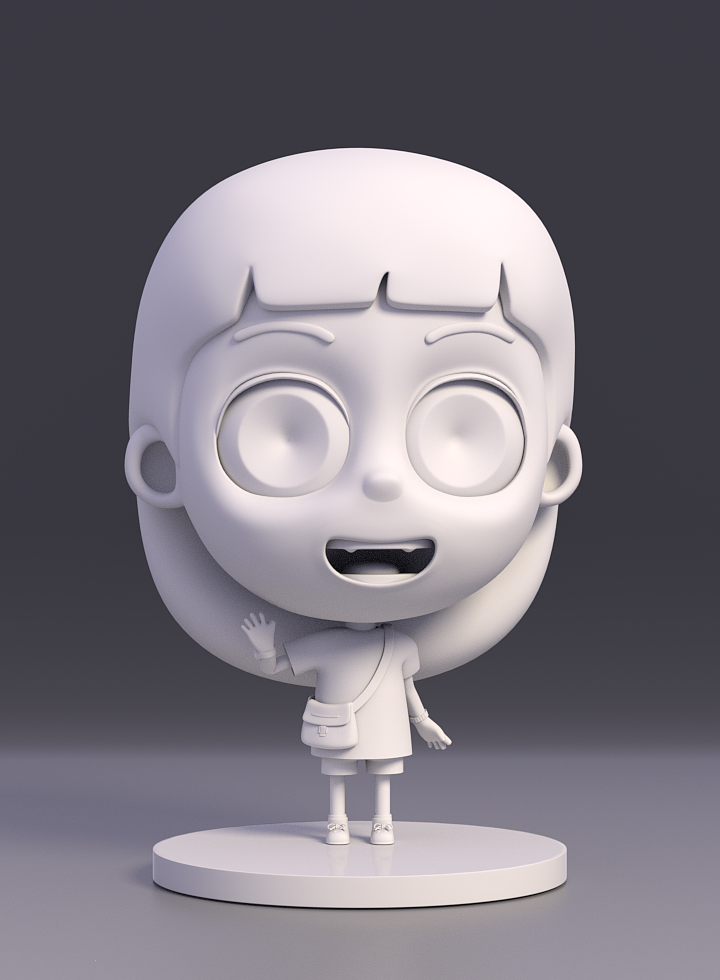 三维卡通角色练习