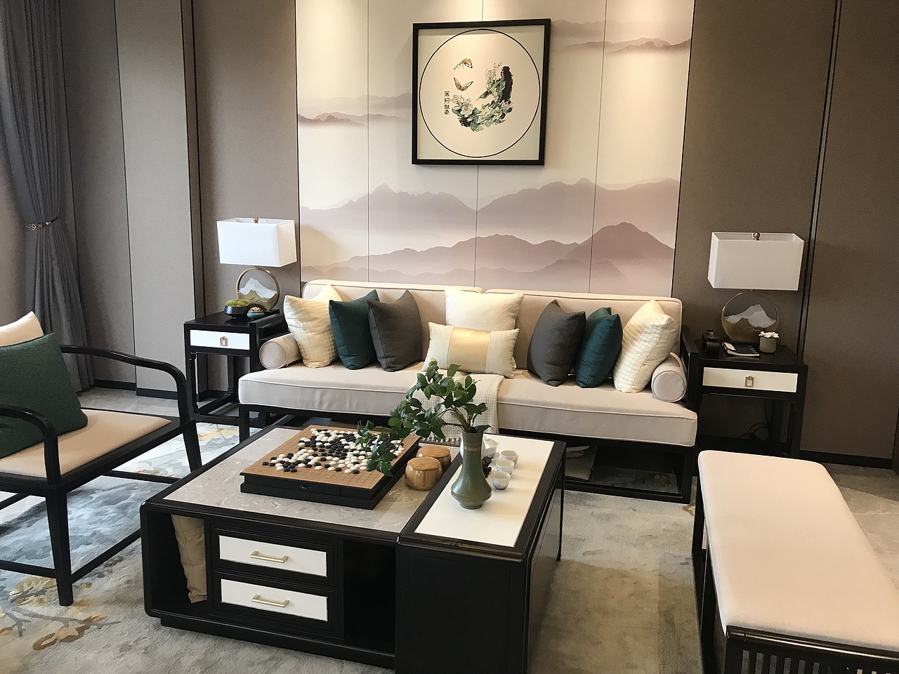 中式园林别墅区