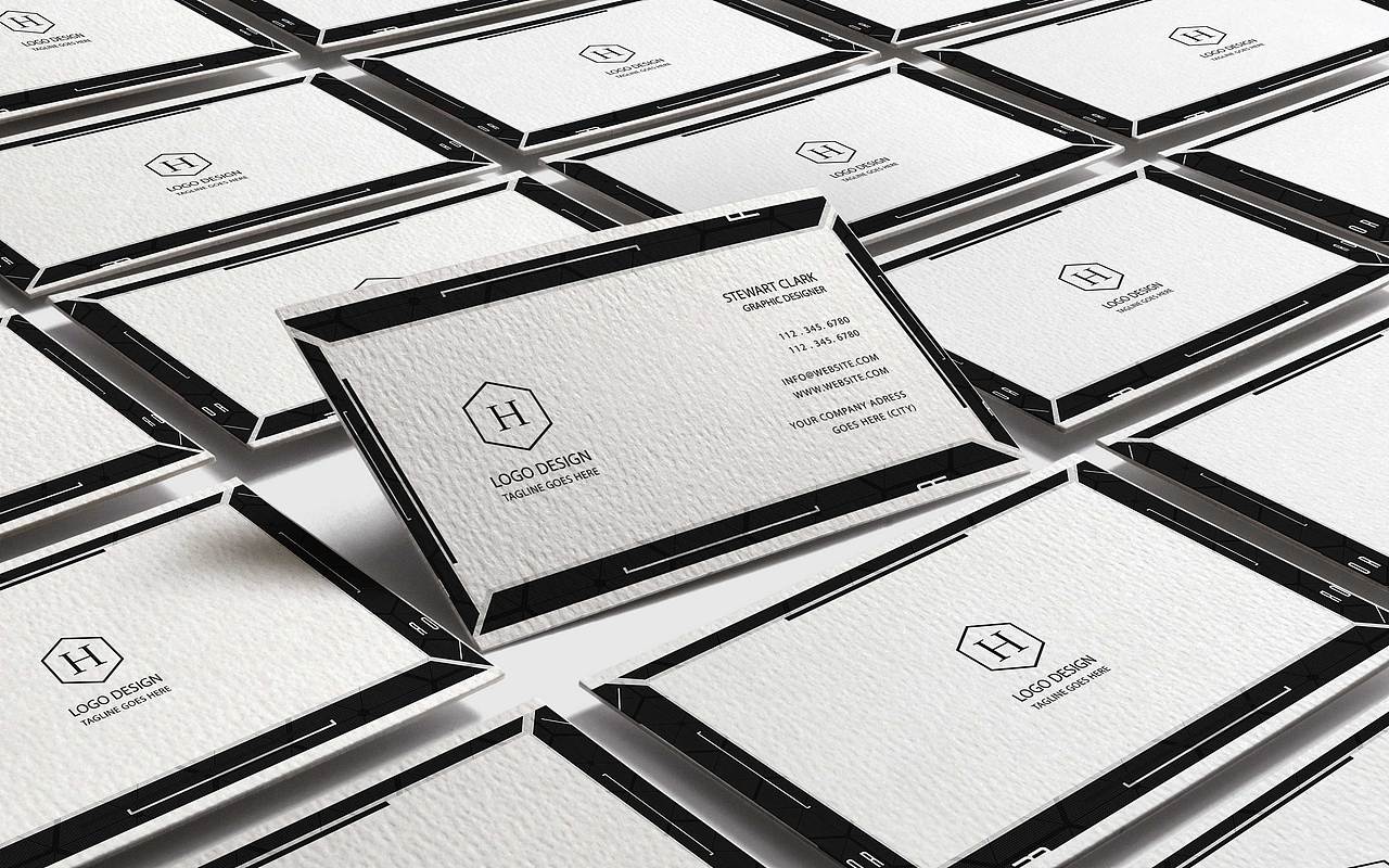 【平面设计】一套简约的商务风名片