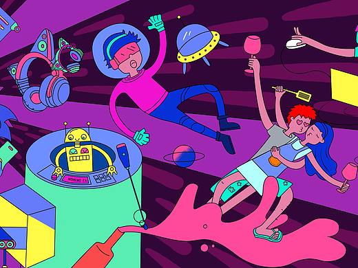 ヾ(◍°∇°◍)ﾉﾞ（个人主页-ZMjg1NTUxMDQ=） - 商业插画 - 站酷设计师呆呆槑槑原创素材 - 站酷ZCOOL