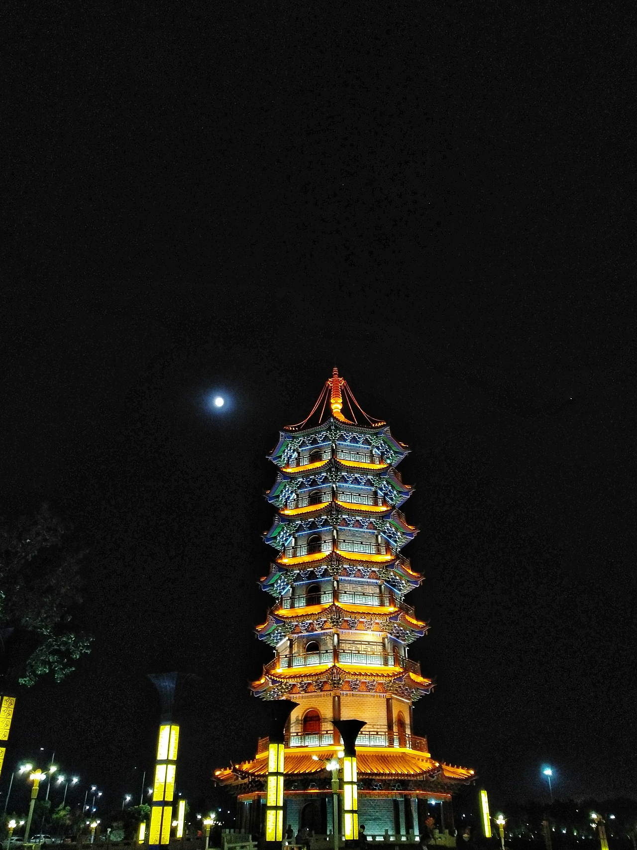 齐河县大清河晚景