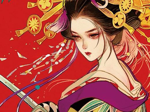 原画丨绘画丨和服少女插画丨日本插画艺术家 マツオヒロミ