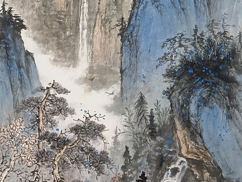 山水画在于意，意之显在于笔墨