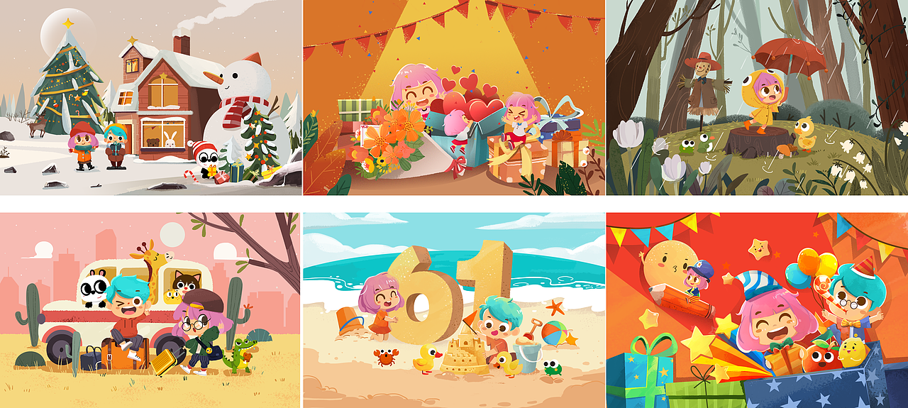 2020 对以往的插画做个总结