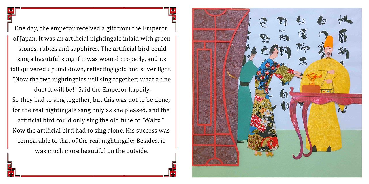 《夜莺》绘本 Andersen's Nightingale picture book