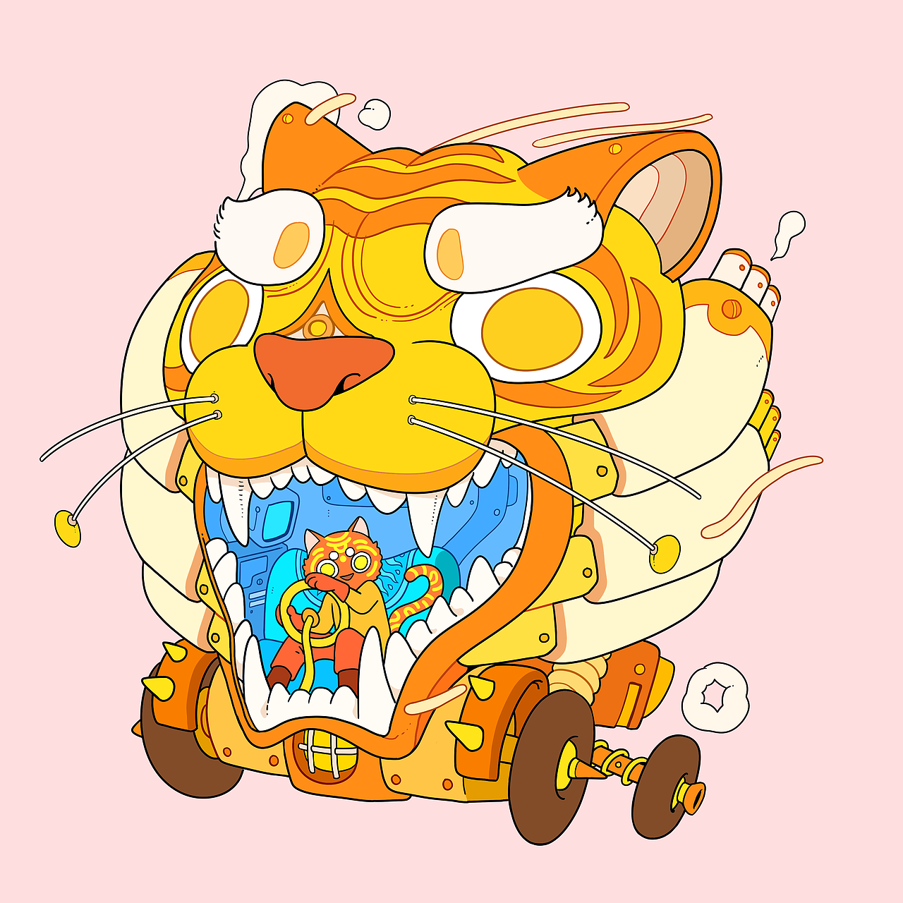 站酷 x 比亚迪 #王者之势 龙腾虎跃# 《风虎云龙》